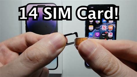 How does iPhone 14 work without SIM card?